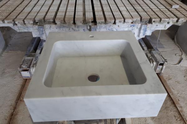 Lavabo in Marmo bianco